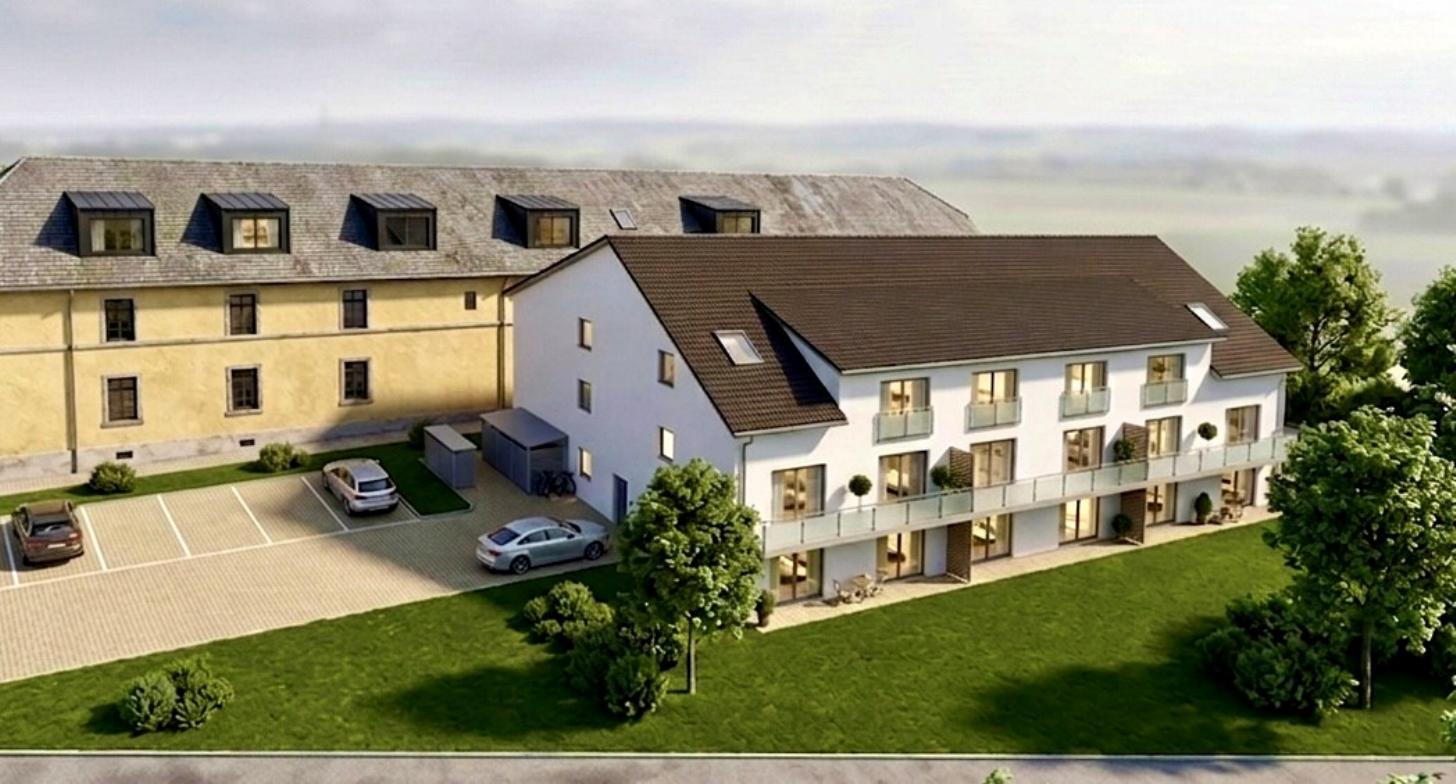 Außenansicht Mehrfamilienhaus Heimgarten
